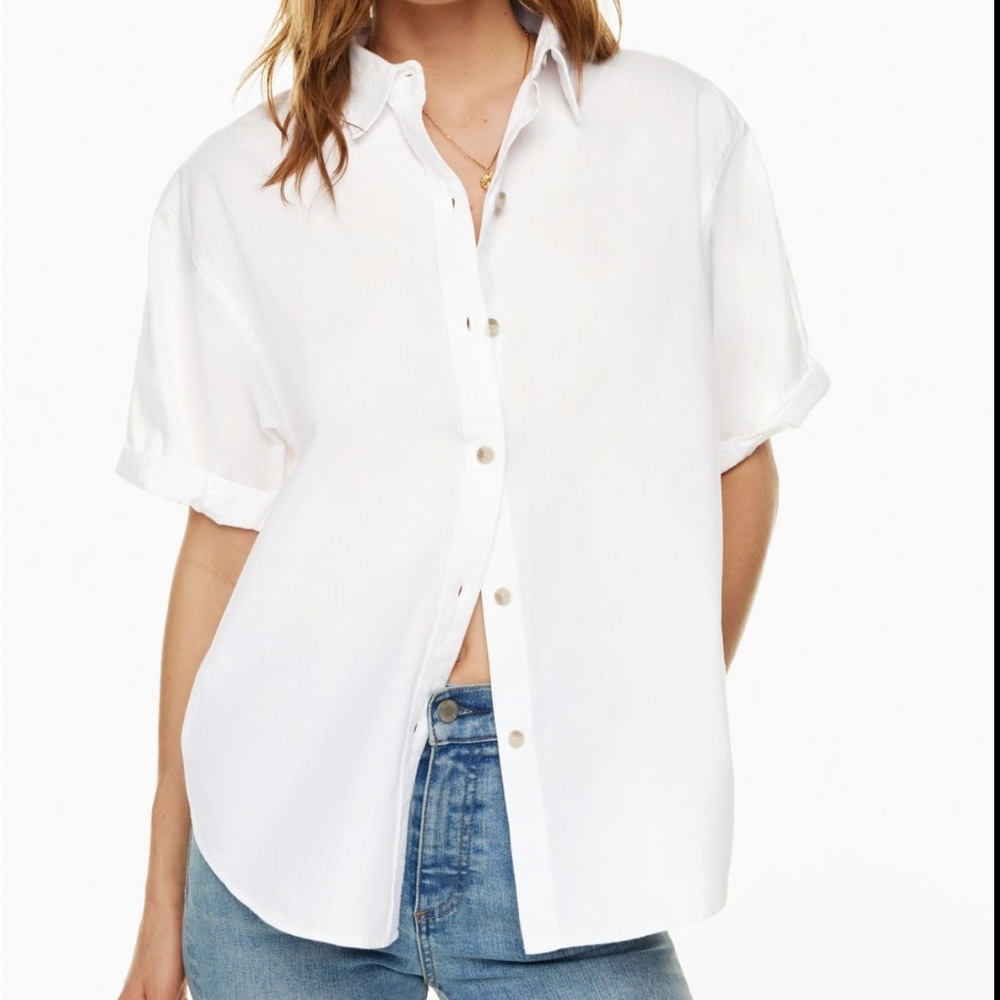 Aritzia Denim Forum The Jane Shirt Small